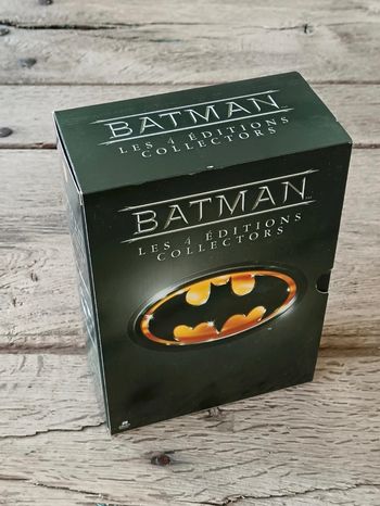 Batman Coffret DVD 4 Films Collectors Complet VF (Batman, Le Défi, Forever, Robin)