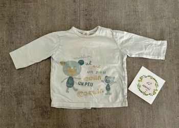T-shirt manches longues bébé garçon - 12 mois