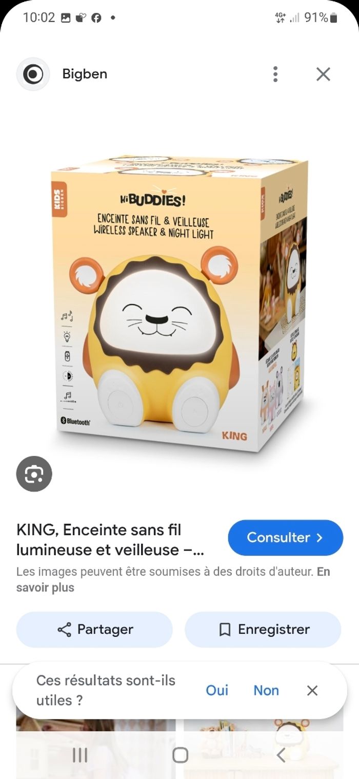 Veilleuse bluetooth - photo numéro 2