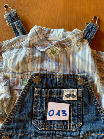 Ensemble salopette et chemise