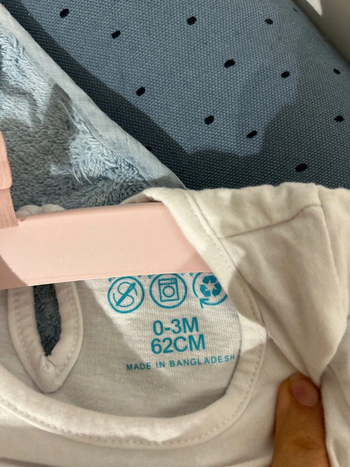 Set robe en jeans 0-3 mois primark 62 cm - photo numéro 5