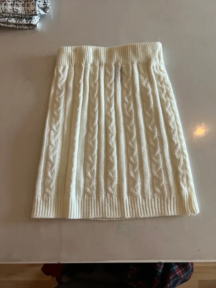 Mini jupe en maille