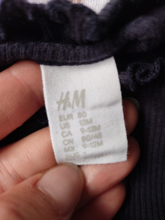 Robe festive bleu marine H&M - Taille 80 cm - Parfait état - photo numéro 6