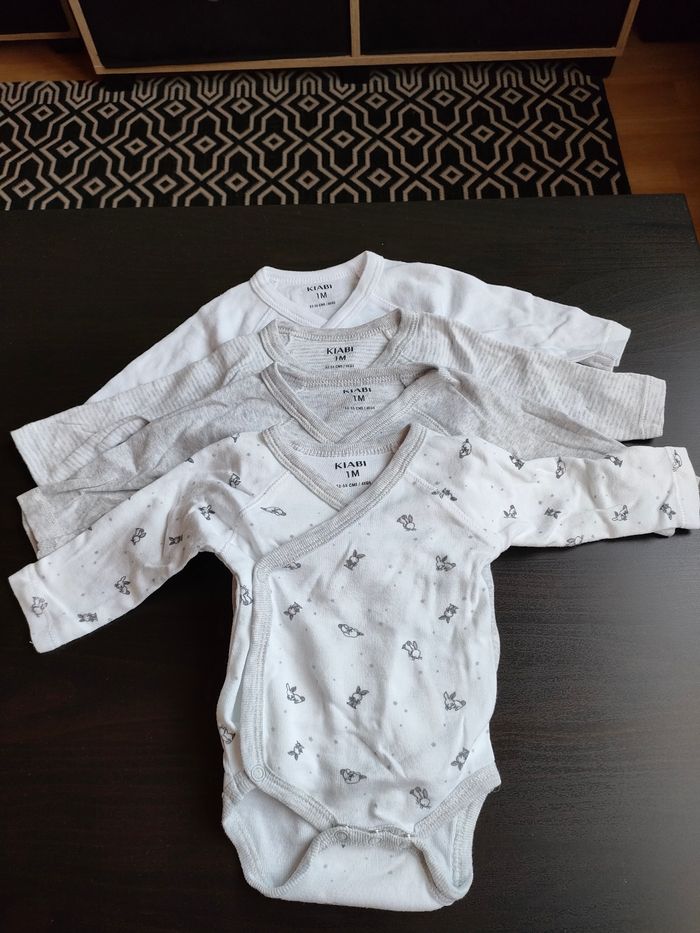 Lot de 4 bodies manches longues