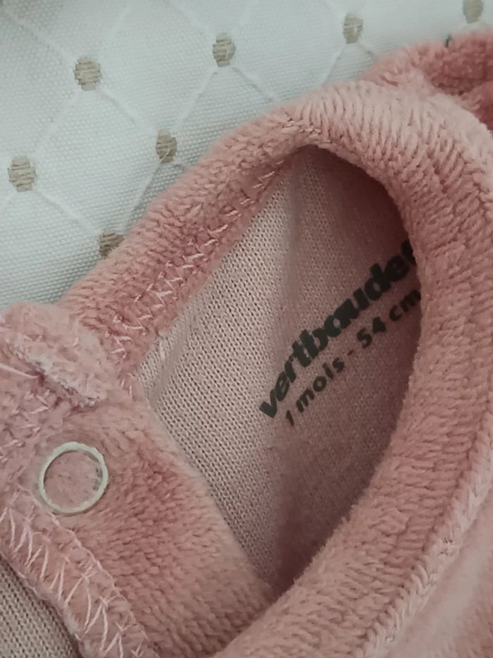 Lot de 5 grenouillères bebe fille 1 mois - photo numéro 8