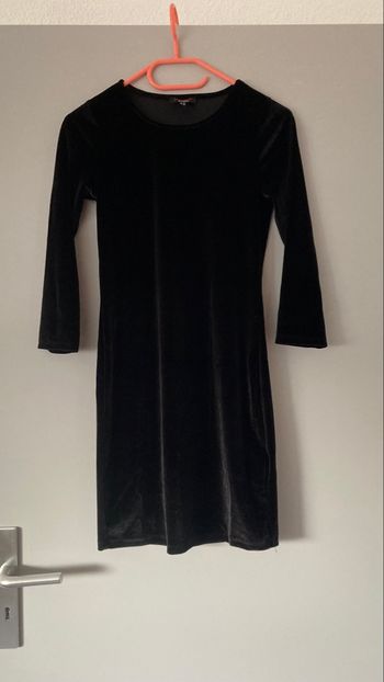 Robe noire velours taille XS