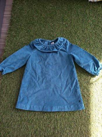 Robe velours Petit bateau 24 mois