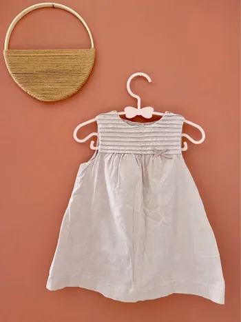 Robe fille rose - zara - 9 / 12 mois