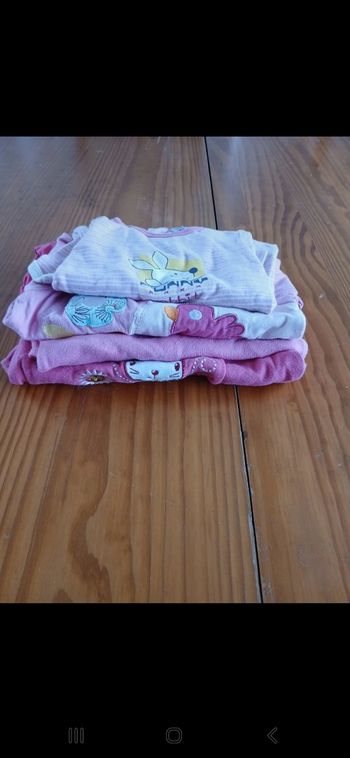 Lot 4 pyjamas fille 12 mois