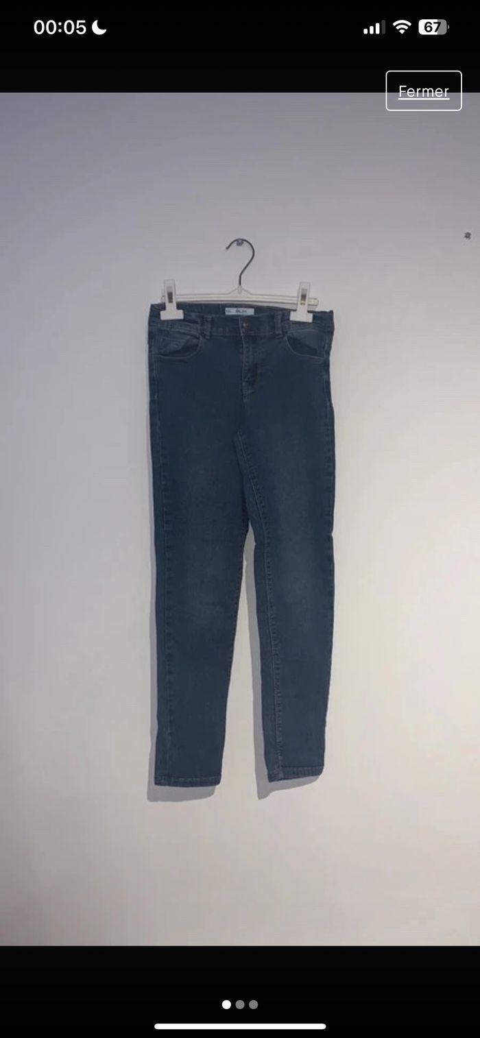 Jeans Slim Kiabi Bleu Foncé