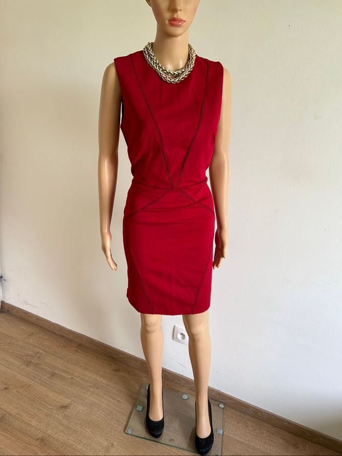 Robe rouge neuve sans manches Morgan taille M - photo numéro 3