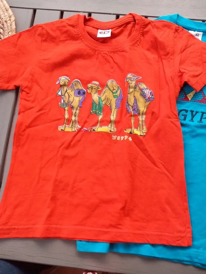 Lot t-shirts colorés - photo numéro 3
