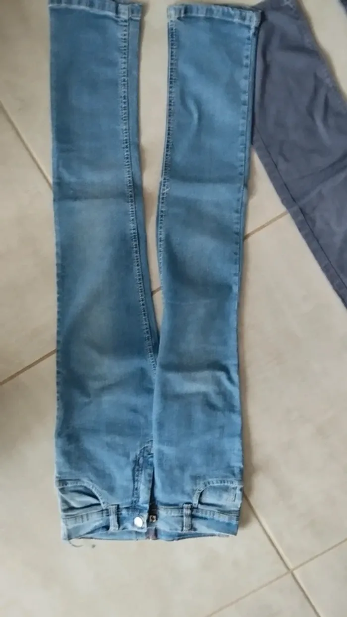 Lot de 3 pantalons jeans garçon 12 ans - photo numéro 2