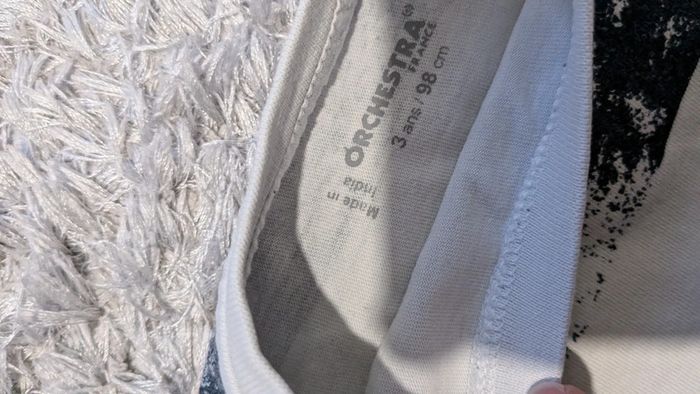 T-shirt manches longues rayé bleu - photo numéro 2