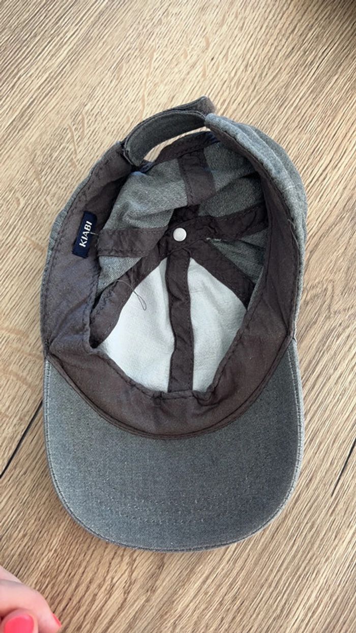 Casquette jean grise - photo numéro 3