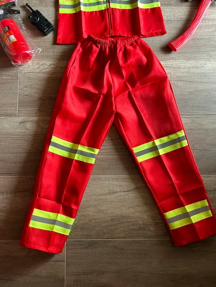 🚒 Déguisement pompier enfant 130 cm - photo numéro 2