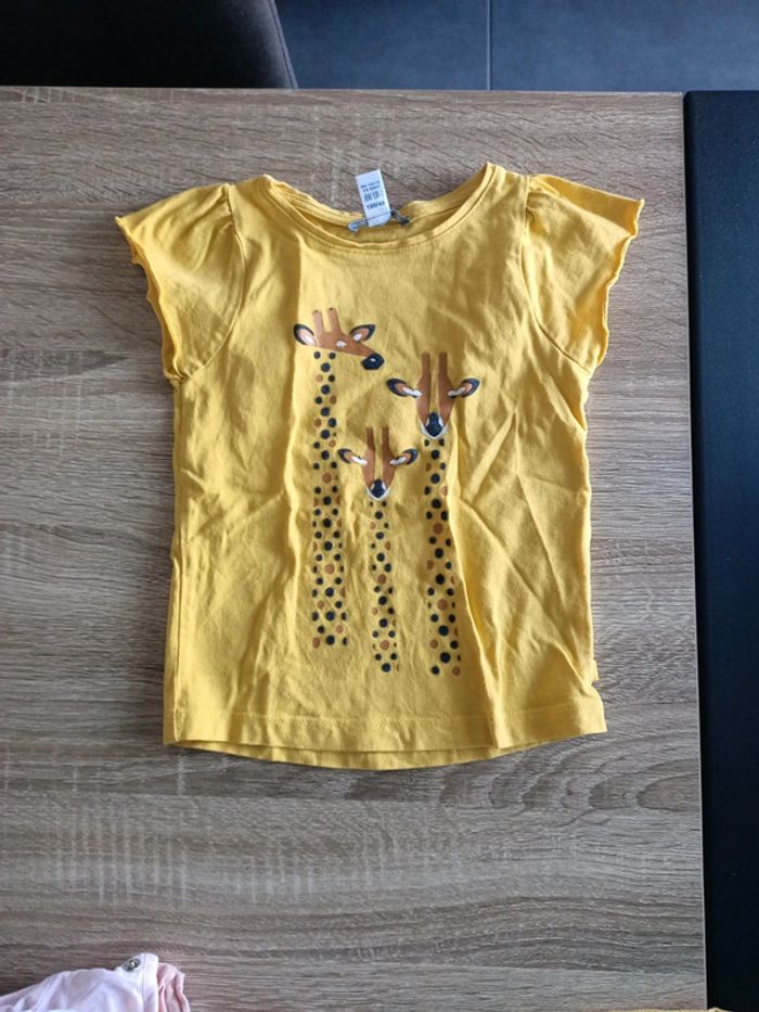 Tee shirt girafe, 3 ans