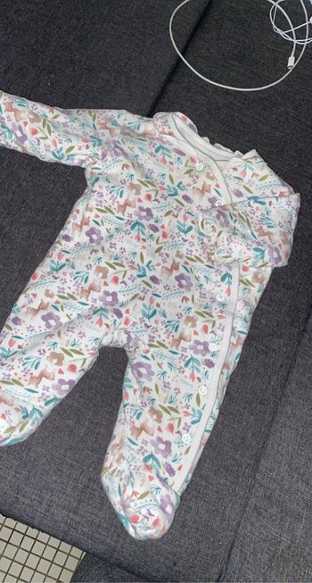 Combinaison bébé fille 1 mois