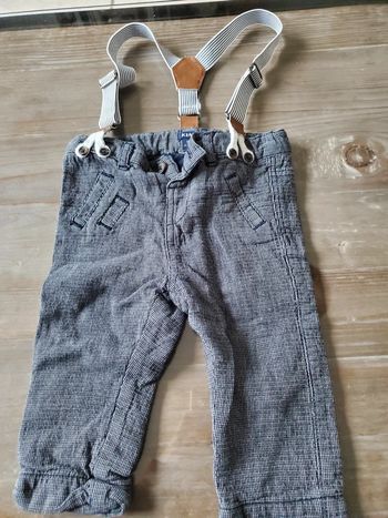 Pantalon et bretelles 9 mois