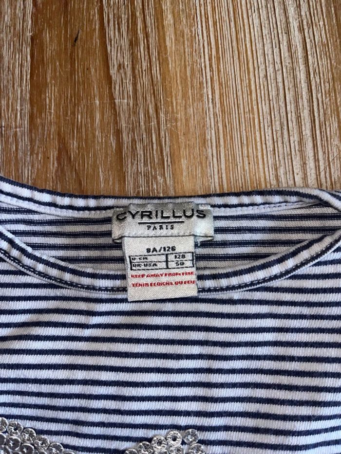 Teeshirt cyrillus 8 ans - photo numéro 3