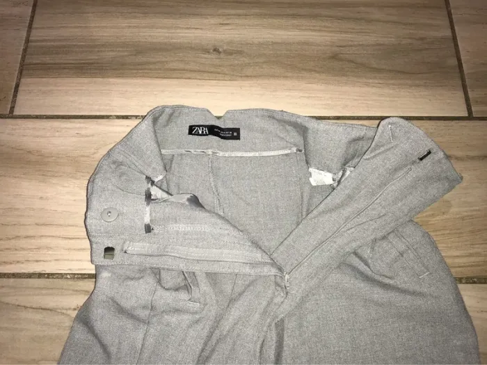 Pantalon zara gris M - photo numéro 6