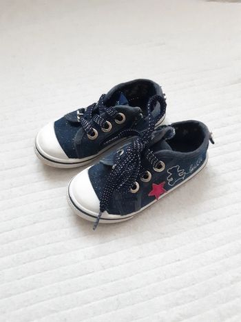 Tennis zippées en toile brillante Lulu Castagnette 22