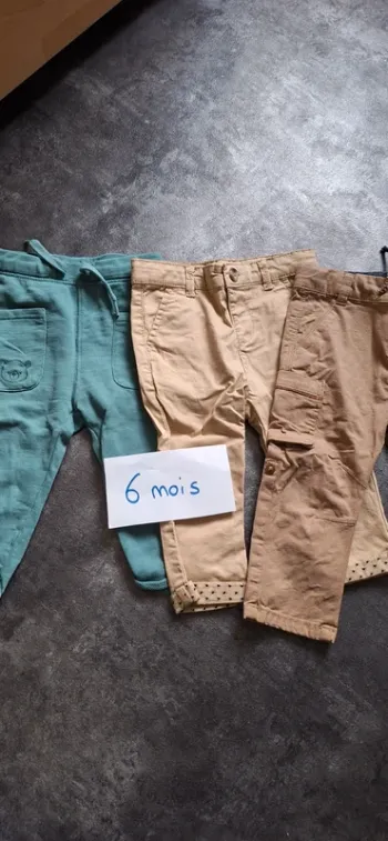 Lot de 3 pantalons 12M