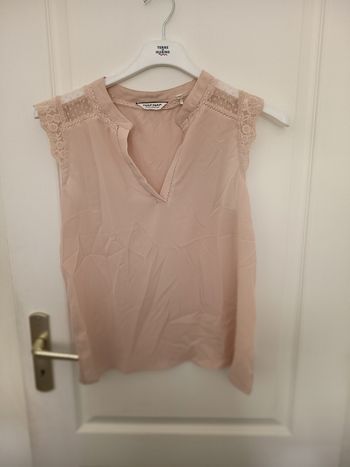 Blouse rose pâle 
