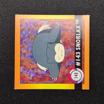 Stickers Pokemon : Ronflex - Série 1