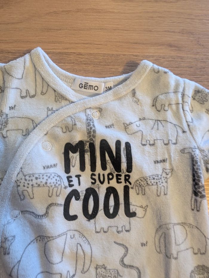 Pyjamas Gémo 3 mois (Mini et super cool) - photo numéro 2