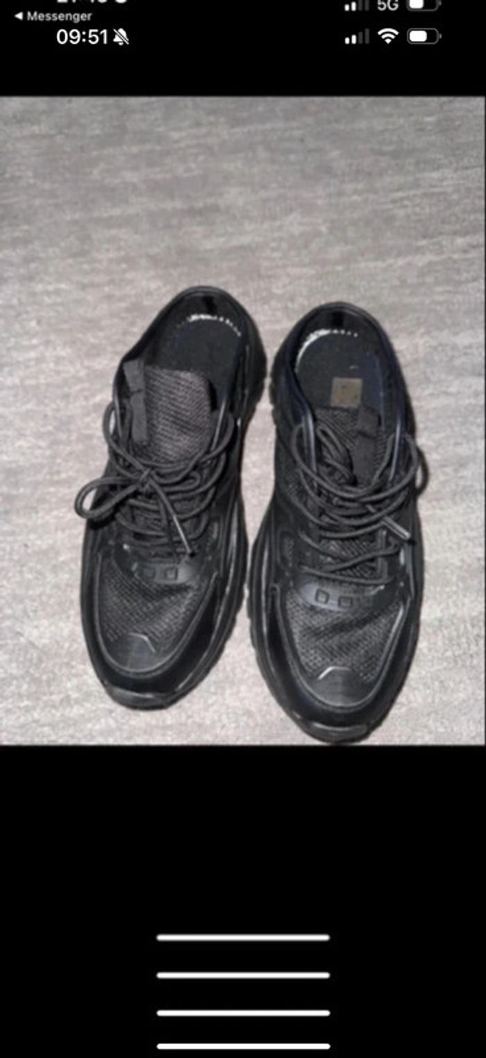 Basket femme noir t40 tres bonne etat - photo numéro 4