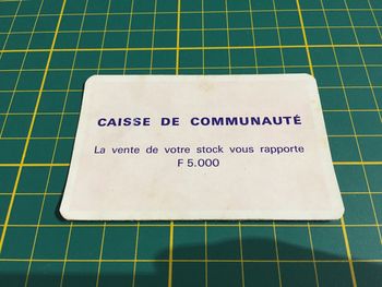 La vente de votre stock carte caisse de communauté pièce détachée Monopoly Miro Parker company #A63