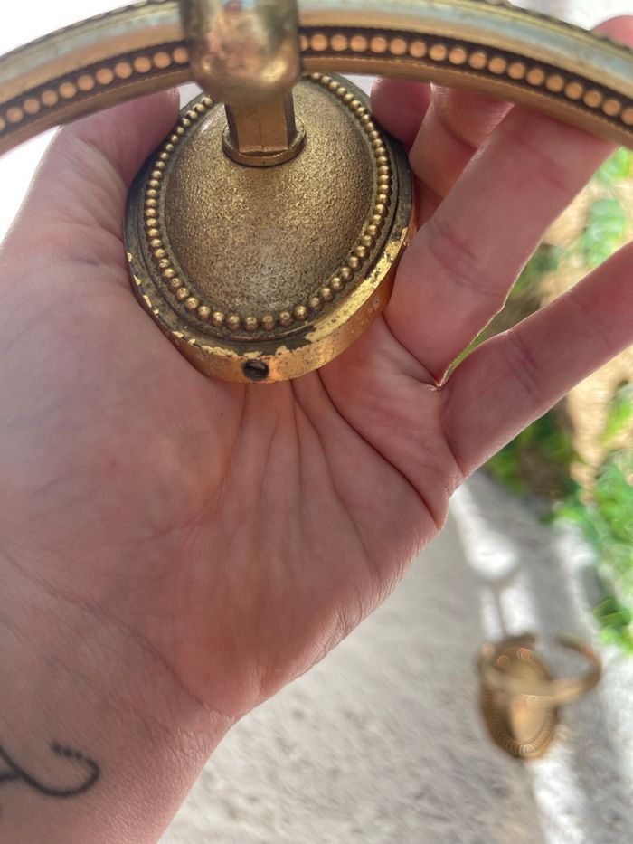 Ensemble anneau porte serviette et porte gobelet - Vintage - photo numéro 7