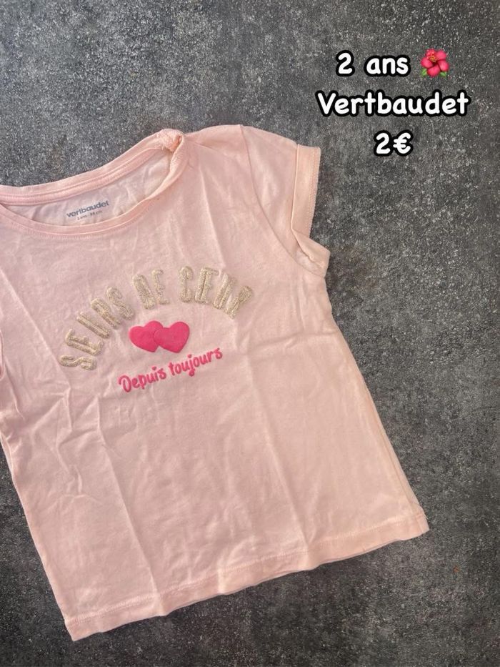 T-shirt 🌺 2 ans 🌺 Vertbaudet