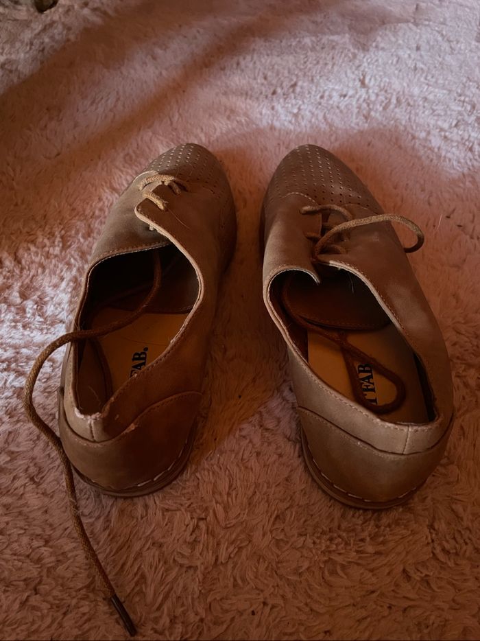 Chaussures de ville marron - photo numéro 2