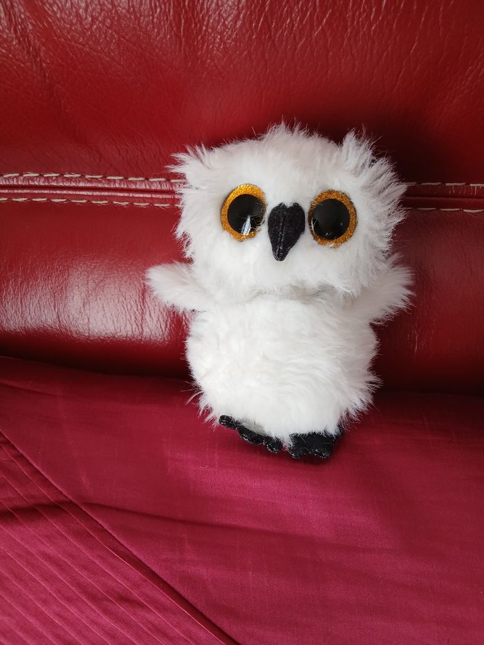 Peluche-doudou "Bébé Chouette blanche" *14 c - photo numéro 6