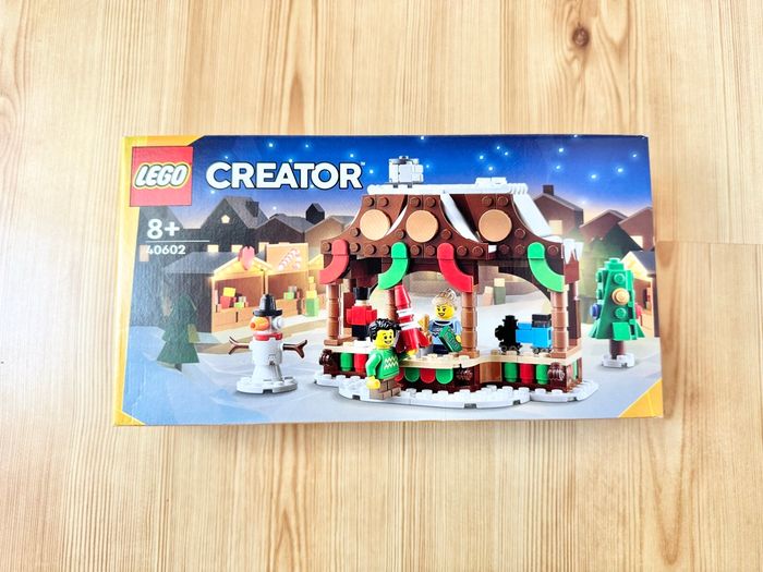 Lego Set Noël : l’Étal du Marché d’Hiver (Réf. 40602) - NEUF