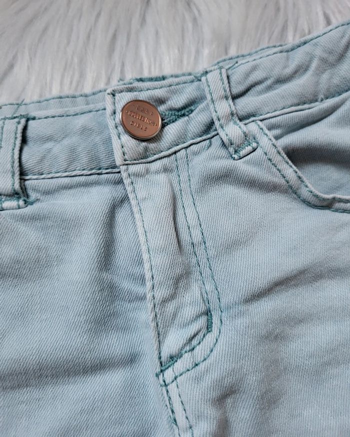 Short jeans dentelle zara 6ans - photo numéro 4