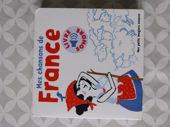 Livre sonore "Mes Chansons de France" Vol.1 – 6 puces audio – Bébé 1 an+