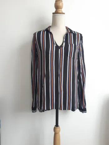 Blouse rayée manches longues Bonobo T38