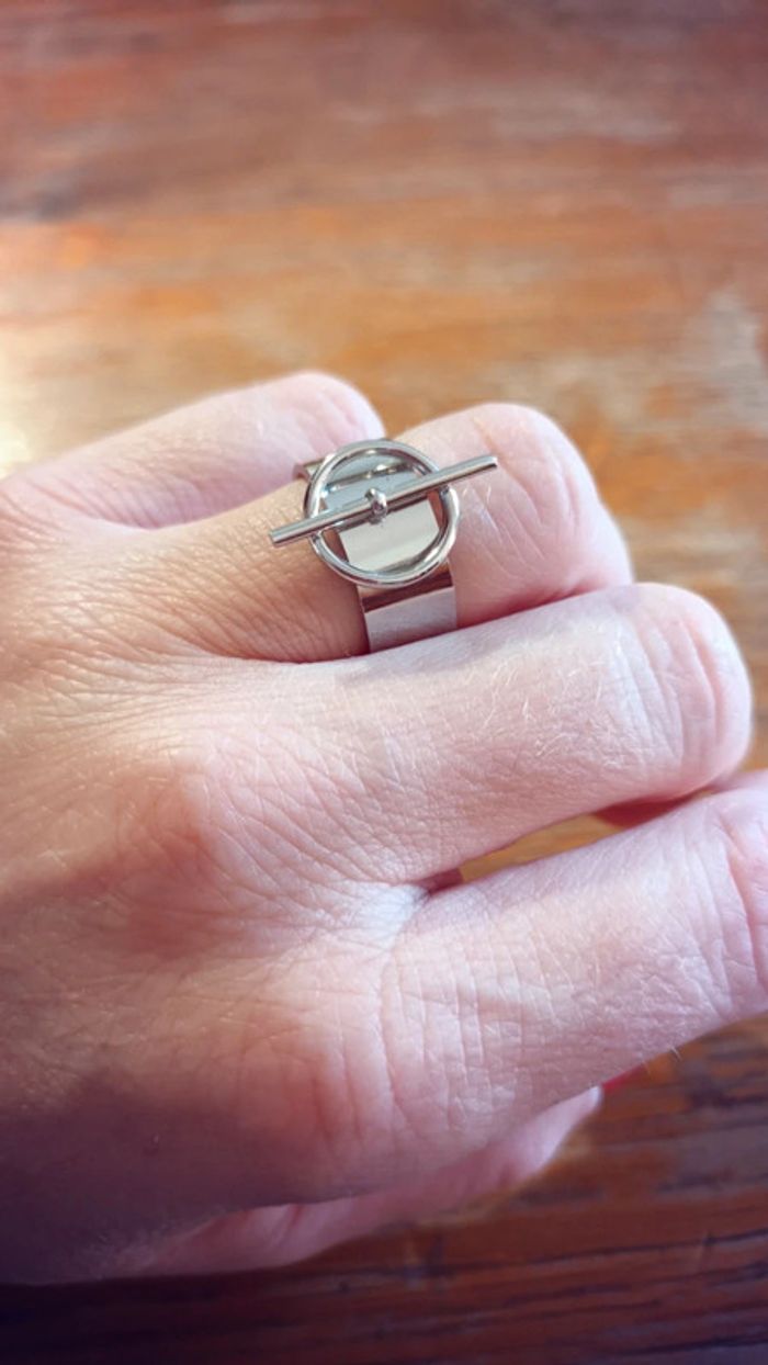 Bague acier neuve - photo numéro 2