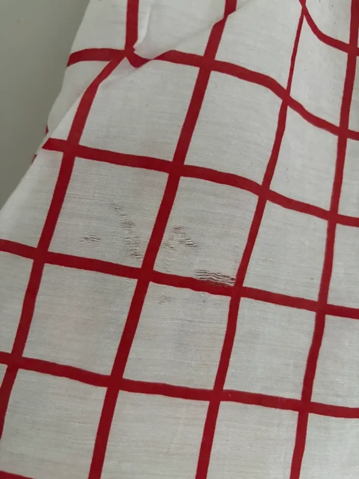 Ensemble blanc à carreaux rouge Alice’s pig taille 38 - photo numéro 9