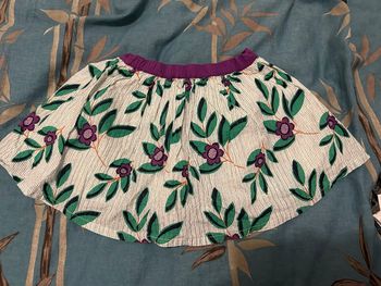 Jupe 5 ans fleurs violettes du pareil au même