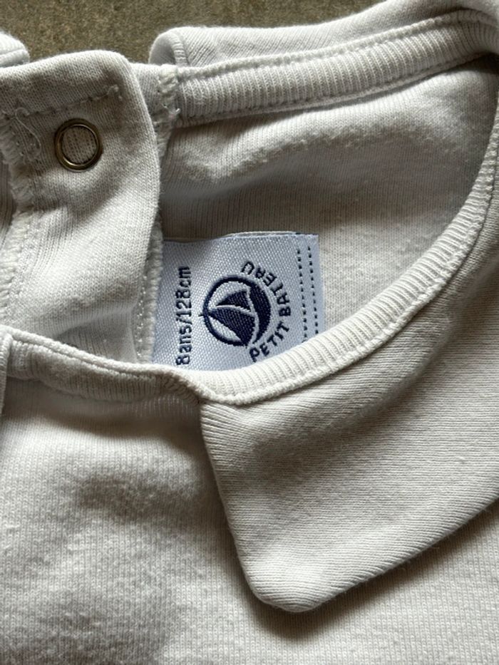 Tee-shirt Petit Bateau manches longues 8 ans - photo numéro 2