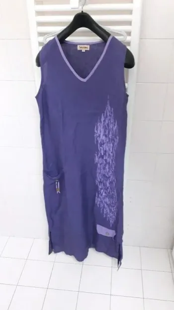 Robe longue en lin