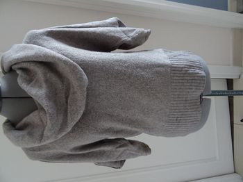 Pull beige à long col bénitier PIMKIE taille M