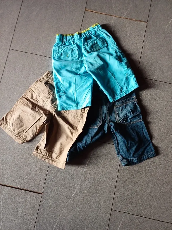 Lot 3 shorts 4 ans taille elastique - photo numéro 5