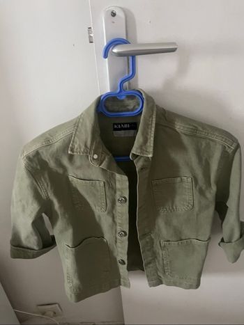 Veste jeans kaki