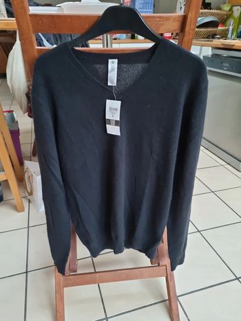 Pull  noir pur cachemire taille S