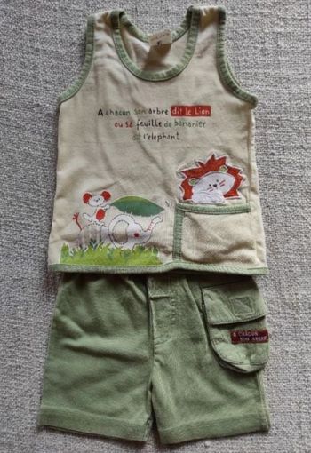 Lot short et débardeur 3 mois